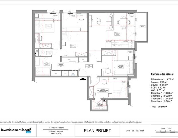 Appartement T5 près de CAEN à louer - Photo 1
