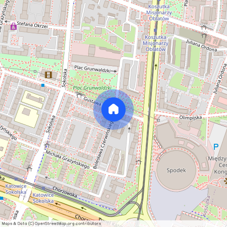 ul. Bolesława Czerwińskiego, Koszutka, Katowice, śląskie