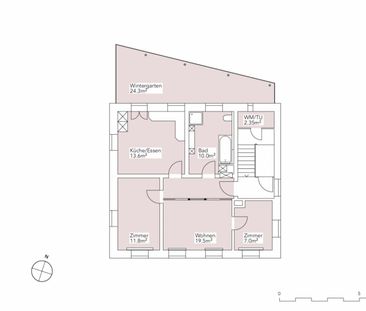 3.5 Zimmer Wohnung mit verglaster Terrasse - Foto 5
