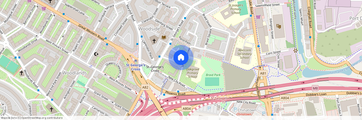 1 bed unfurnished or furnished at St Peter`s St