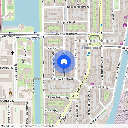 Hoofddorppleinbuurt, 1059 ST, Woestduinstraat, Amsterdam