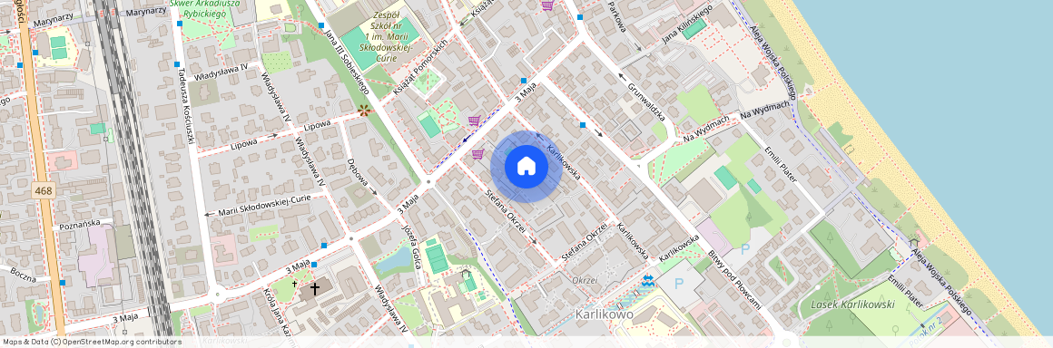 ul. 3 Maja, Karlikowo, Sopot, pomorskie