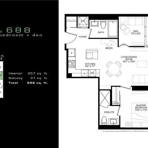 For Lease - 11 Bogert Avenue Unit# 909, Toronto, Ontario - Photo 1