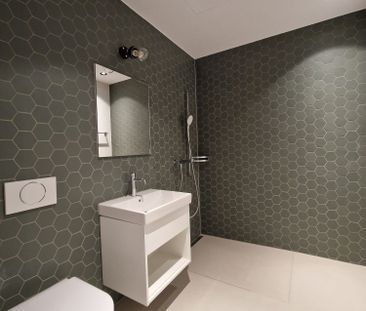 Modernes 3-Zimmer-Loft mit Industriecharme und freistehender Badewanne - Foto 6