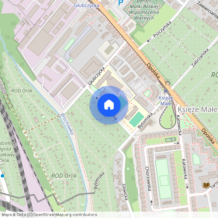 ul. Raciborska, Księże, Krzyki, Wrocław, dolnośląskie