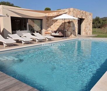 Villa moderne à louer à Palombaggia, accès plage via un sentier privé - Photo 6