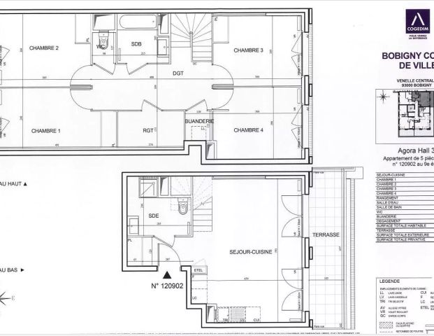 location Appartement T5 DE 97.2m² À BOBIGNY - Photo 1