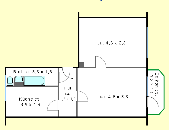 Einzug ab 01.03.2026 möglich. Ruhige Wohnlage und nur 15 Minuten bis zum Baggersee! - Foto 1