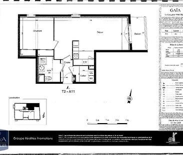 Location appartement 2 pièces de 52.94m² - Photo 1