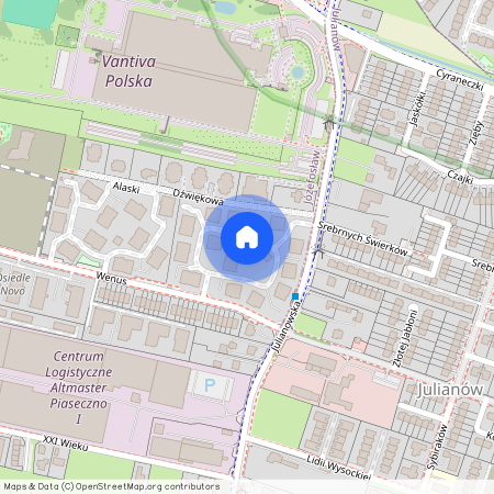 ul. Zorzy Polarnej, Józefosław, Piaseczno, piaseczyński, mazowieckie