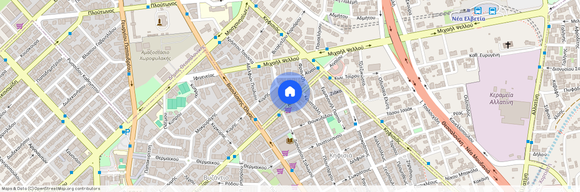 Κορνάρου Βιντσέντζου 35, 546 55 Θεσσαλονίκη, Βούλγαρη - Κηφισιά (Χαριλάου)