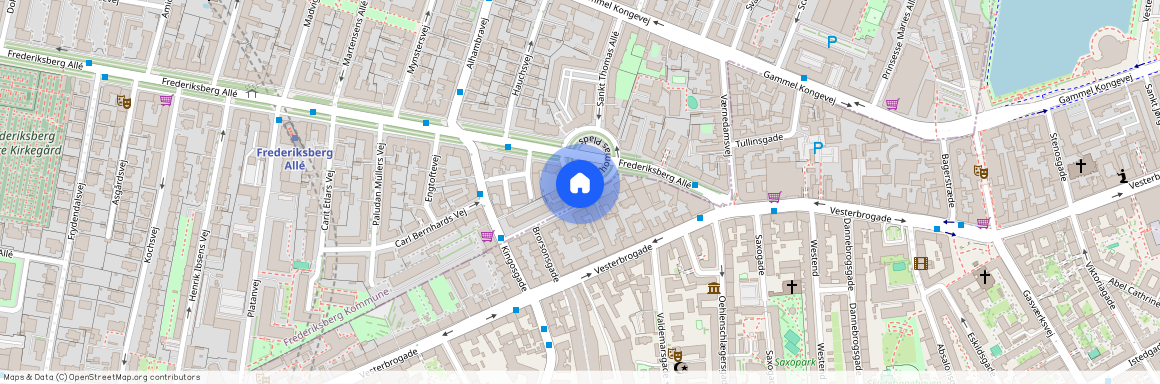 Frederiksberg Allé 15, 3, 1820 Frederiksberg C