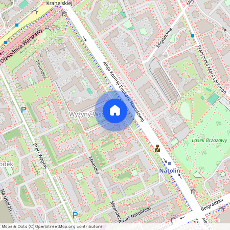 al. Aleja Komisji Edukacji Narodowej, Natolin, Ursynów, Warszawa, mazowieckie