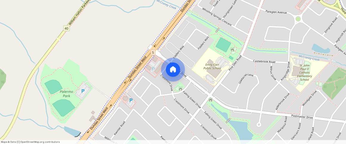 ** Postmaster Drive, Ontario, Oakville