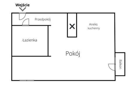 Kawalerka do wynajęcia na os. Za Sterem - Фото 3