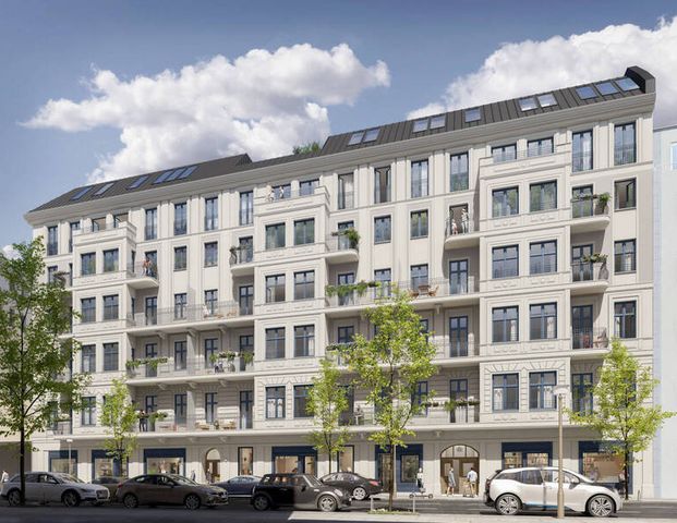 Erstklassiges Gründerzeit-Apartment mit luxuriöser Ausstattung und Süd-Balkon - Photo 1