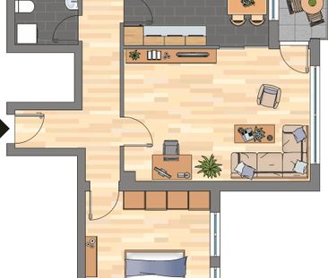 2-Zimmer-Wohnung in Worms - Foto 1