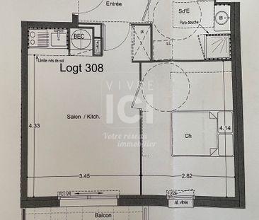 Appartement Nantes T2 MEUBLE - BOULEVARD JULES VERNE NANTES - Photo 3