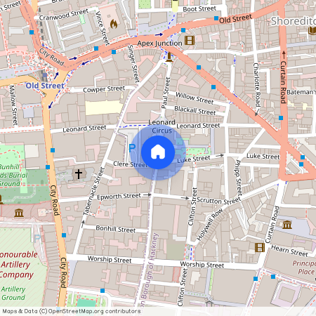 Luke Street London EC2A