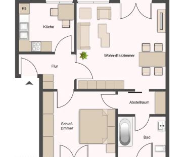 Wohnung zur Miete in Telgte Über den Dächern von Telgte! - Photo 5