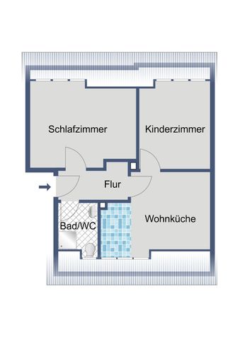 Gemütliche Dachgeschosswohnung in Kaufungen - Photo 3