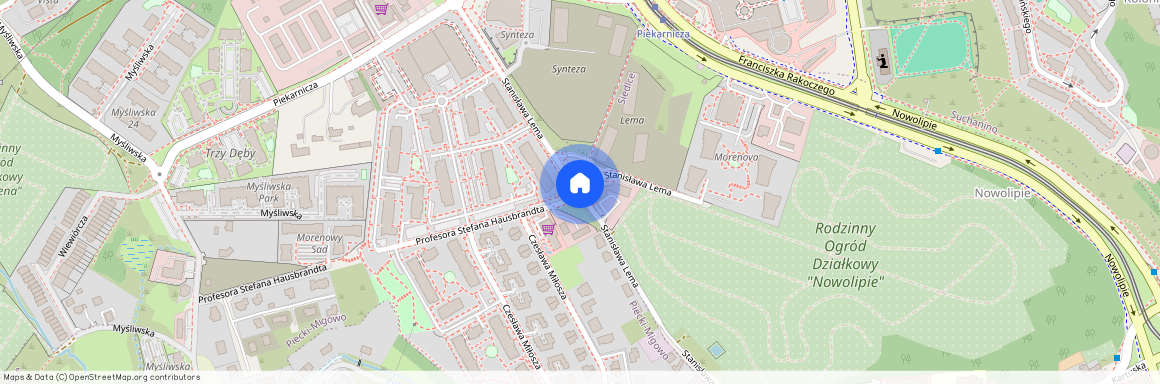 ul. Stanisława Lema, Piecki-Migowo, Gdańsk, pomorskie