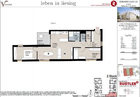 Erstbezug - Hoflagige 3-Zimmerwohnung mit Balkon | Fertigstellung 2025 - Foto 3