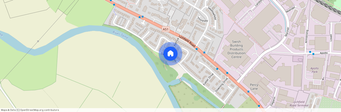 Oxbridge Way, Tamworth, Staffordshire, B79