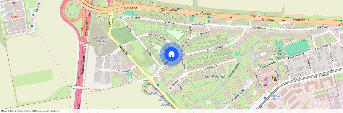 Dědinská, Praha 6 - Ruzyně