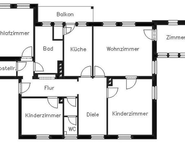 Großzügige 5-Raum Wohnung - Photo 1