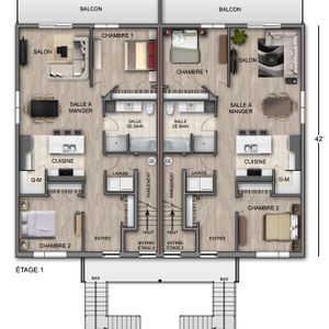 Logement Neuf 41/2 à Louer Saint-Isidore - Photo 3