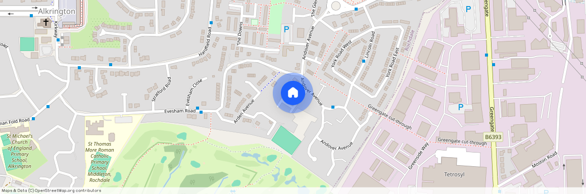 Evesham Walk, Middleton, Manchester, Greater Manchester, M24