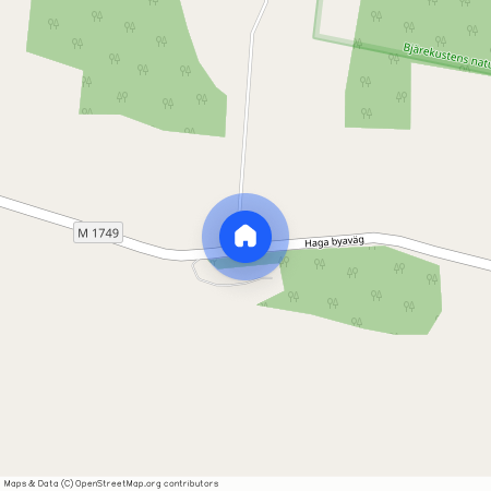 Haga byaväg, Båstad