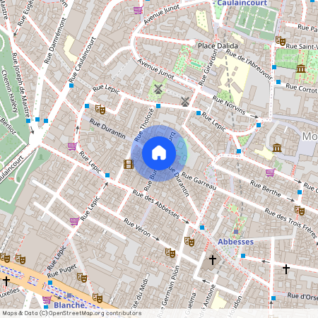 Rue Durantin et Rue Burq 75018 Paris (18e arrondissement)