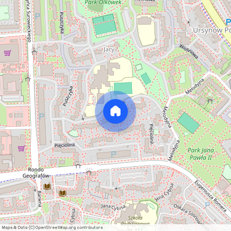 mazowieckie, Warszawa, Ursynów, Pięciolinii