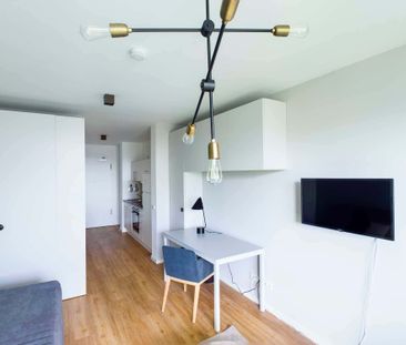 Furnished 1 room studio with elevator and balcony - Photo 4