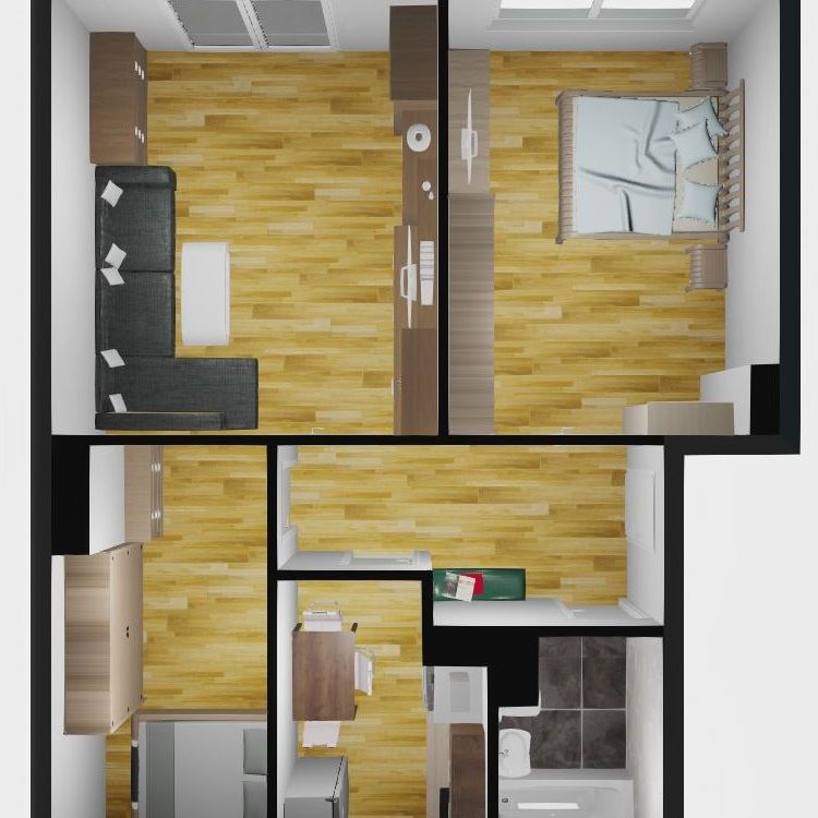 3-Zimmer-Wohnung mit Balkon - Photo 2