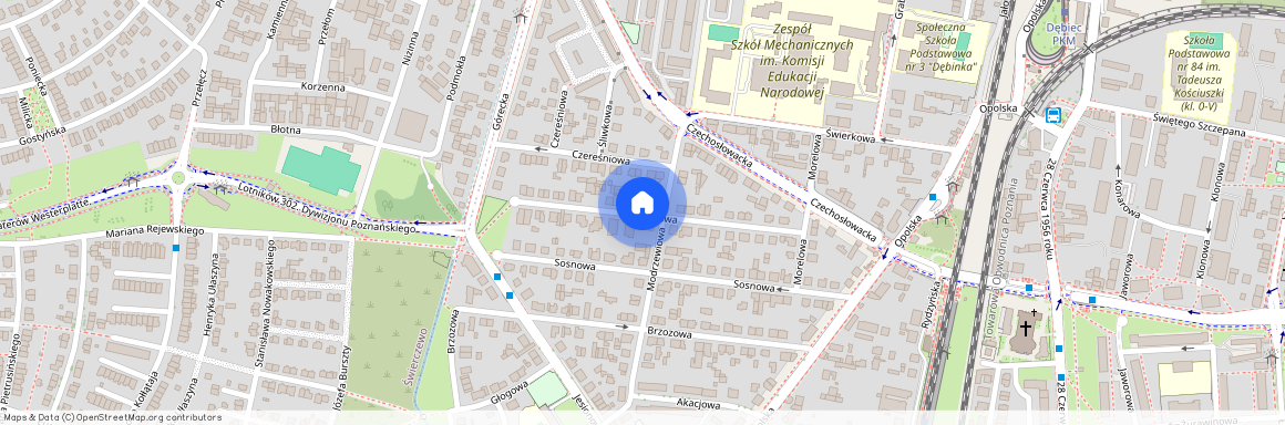 ul. Jodłowa, Dębiec, Wilda, Poznań, wielkopolskie