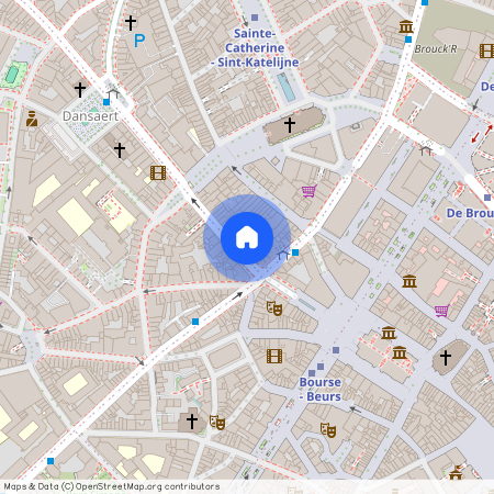 Rue Antoine Dansaert - Antoine Dansaertstraat, 1000 Brussels, Belgium