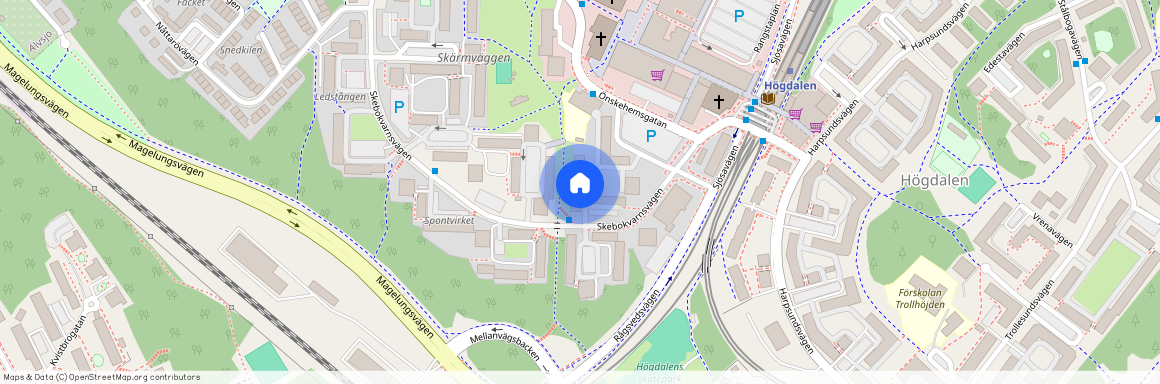 Skebokvarnsvägen 327, Högdalen