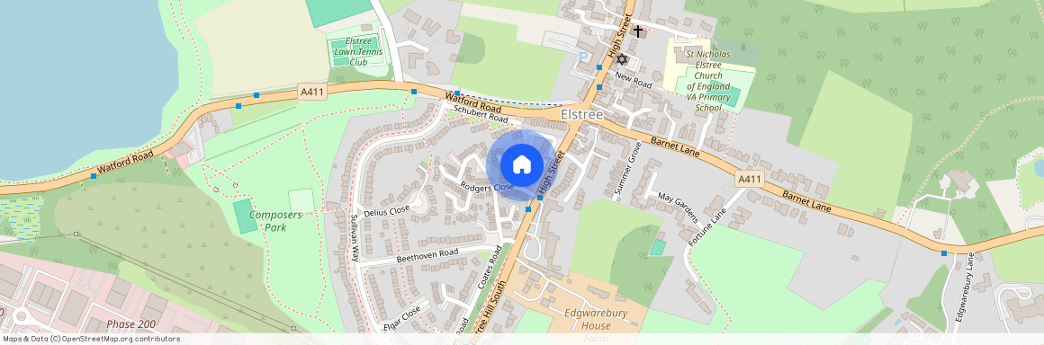 Britten Close, Elstree, Borehamwood