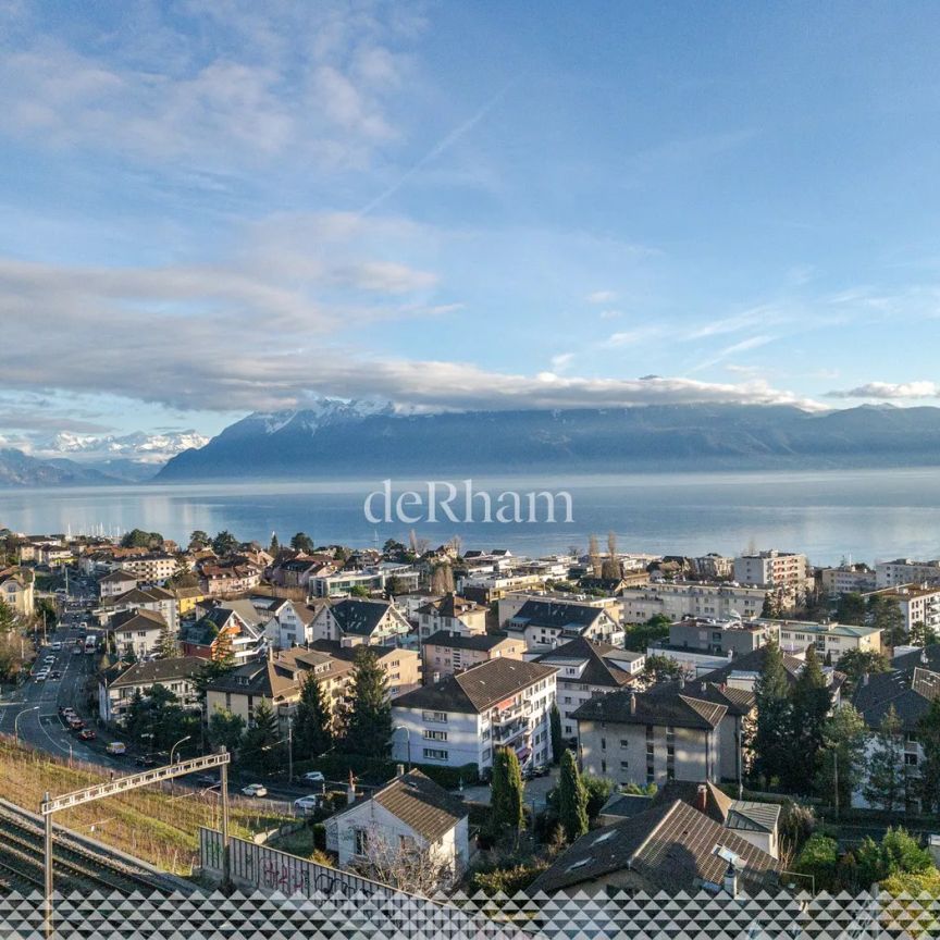 Magnifique appartement de 5.5 pièces au dernier étage d'une copropriété de standing à Pully - Photo 1