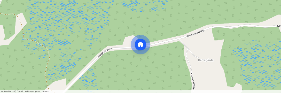 Gånarps backaväg, Munka-Ljungby