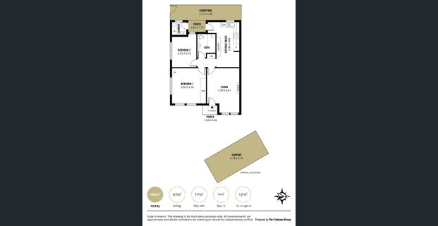 Conveniently located 2 bedroom homette situated at the rear of a small group - Photo 1