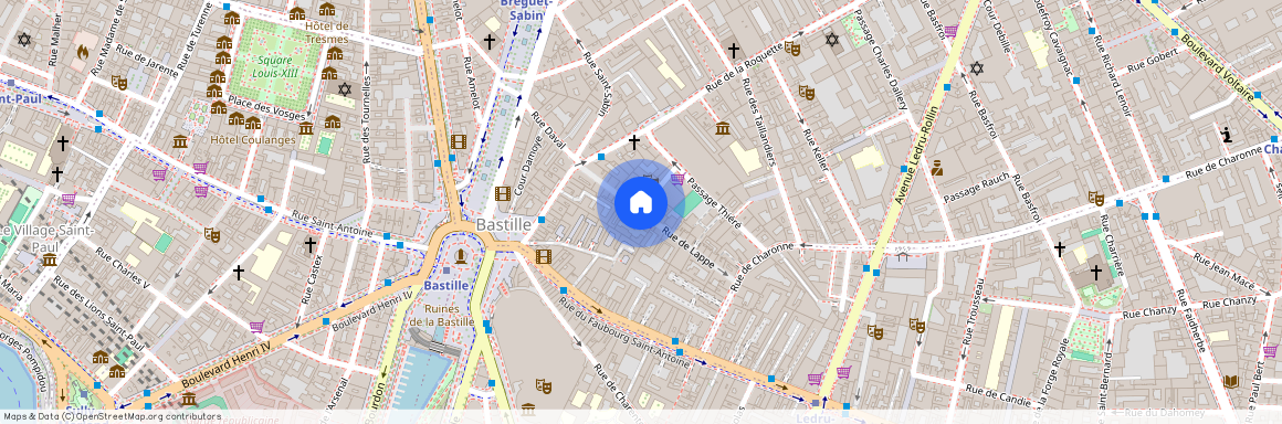 Rue de Lappe et Passage Louis-Philippe 75011 Paris (11e arrondissement)