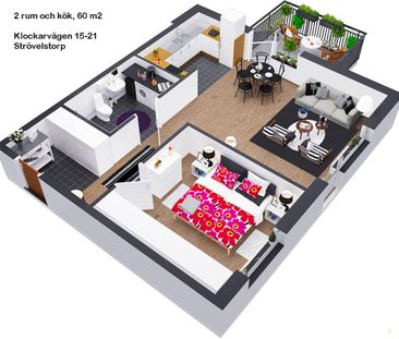 Klockarvägen 15 - Foto 2