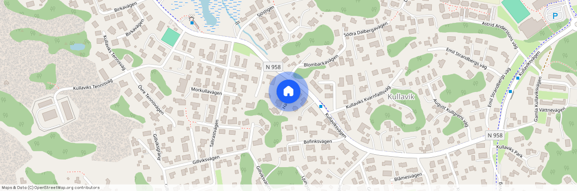 Häckvägen, Kullavik