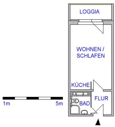 1-Raum-Wohnung mit Balkon direkt am Rosenhof - Foto 1