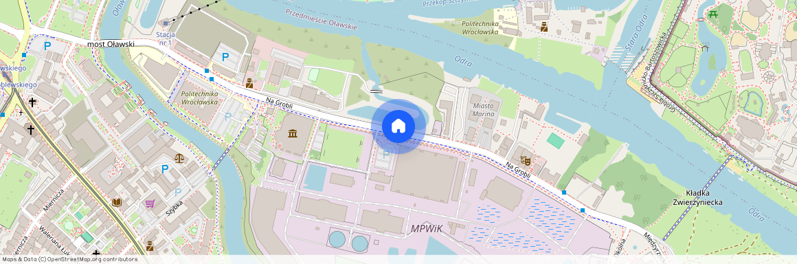 ul. Na Grobli, Przedmieście Oławskie, Krzyki, Wrocław, dolnośląskie