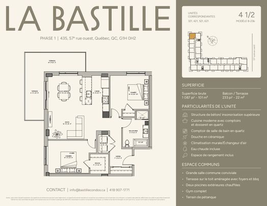 Appartement à louer, Québec (Charlesbourg) - Photo 1